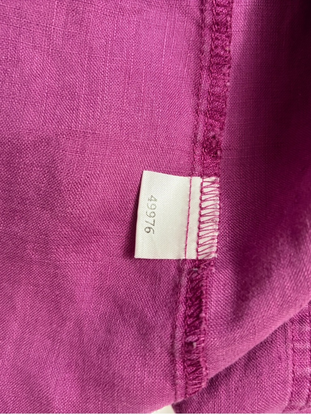 Ann Taylor LOFT Linen Midi Skirt Drawstring Waist Pockets Panel Stitch sz 10 - Picture 10 of 11